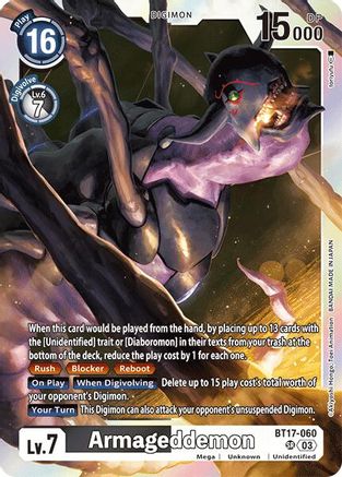 Armageddemon [BT17-060] [Secret Crisis] - Trinity Hobby