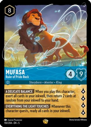 Mufasa - Ruler of Pride Rock (150/204) - [Shimmering Skies] Cold Foil - Trinity Hobby