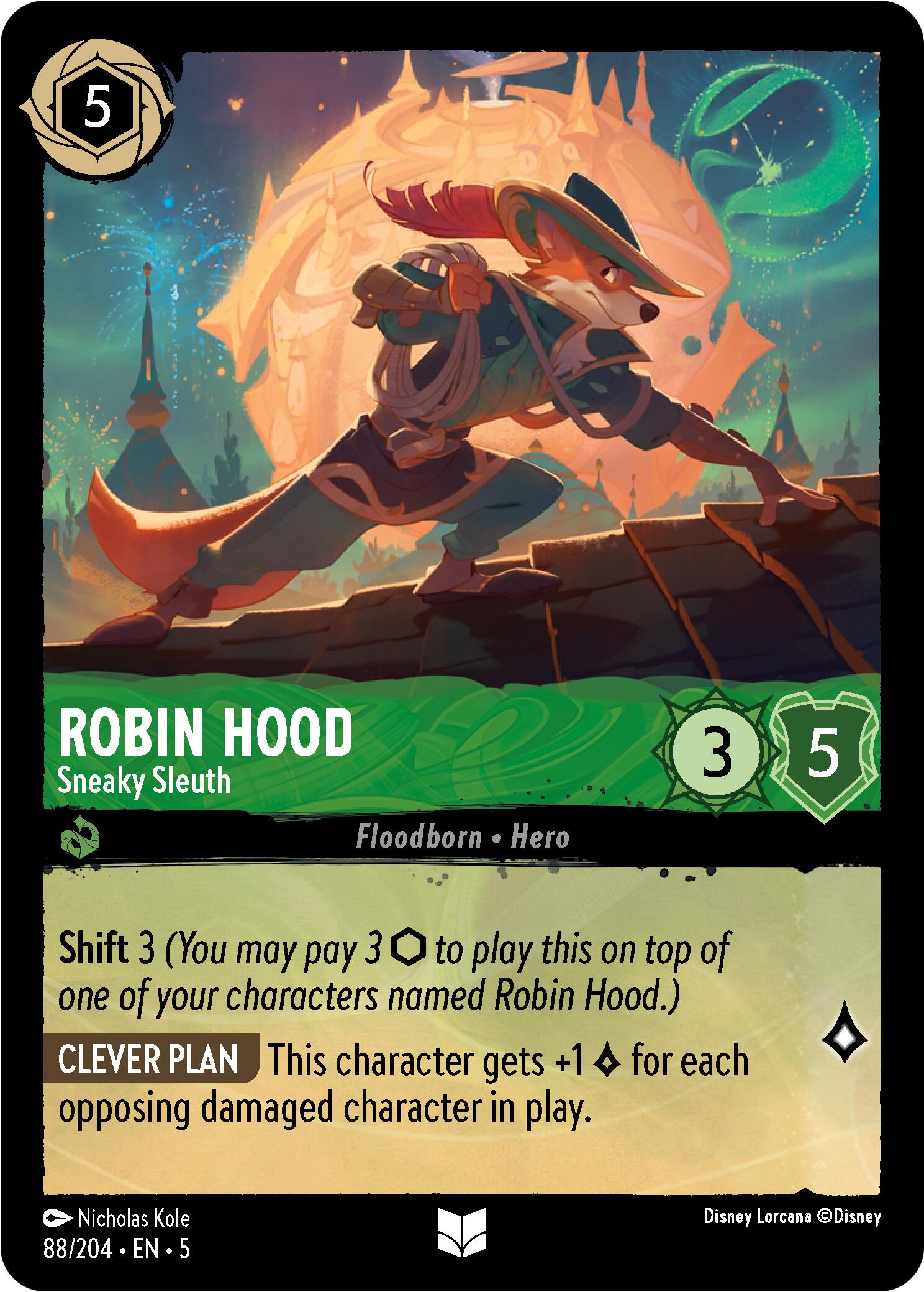 Robin Hood - Sneaky Sleuth (88/204) [Shimmering Skies] - Trinity Hobby