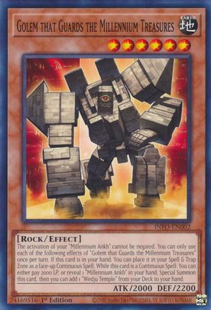 Golem that Guards the Millennium Treasures [INFO-EN002] Common - Trinity Hobby