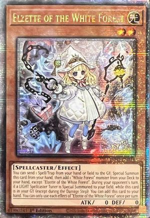 Elzette of the White Forest (Quarter Century Secret Rare) [INFO-EN014] Quarter Century Secret Rare - Trinity Hobby
