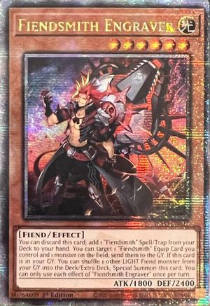 Fiendsmith Engraver (Quarter Century Secret Rare) [INFO-EN017] Quarter Century Secret Rare - Trinity Hobby