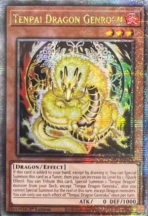 Tenpai Dragon Genroku (Quarter Century Secret Rare) [INFO-EN019] Quarter Century Secret Rare - Trinity Hobby