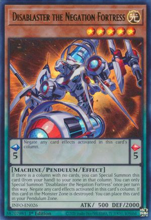Disablaster the Negation Fortress [INFO-EN026] Ultra Rare - Trinity Hobby