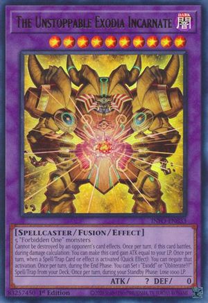 The Unstoppable Exodia Incarnate [INFO-EN033] Ultra Rare - Trinity Hobby