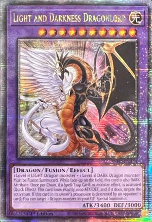 Light and Darkness Dragonlord (Quarter Century Secret Rare) [INFO-EN034] Quarter Century Secret Rare - Trinity Hobby