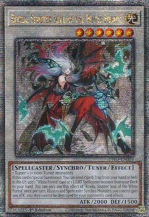 Rciela, Sinister Soul of the White Forest (Quarter Century Secret Rare) [INFO-EN039] Quarter Century Secret Rare - Trinity Hobby