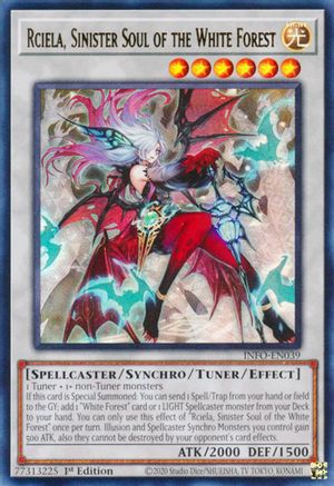 Rciela, Sinister Soul of the White Forest [INFO-EN039] Ultra Rare - Trinity Hobby