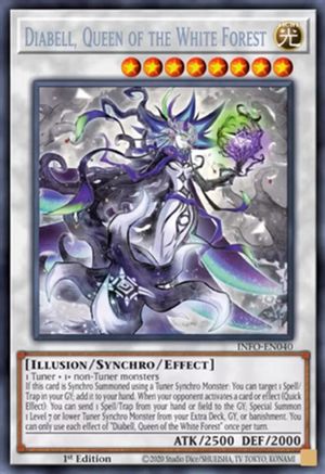 Diabell, Queen of the White Forest [INFO-EN040] Secret Rare - Trinity Hobby