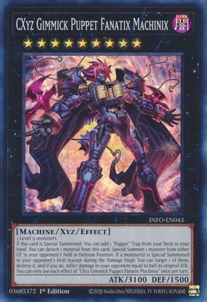 CXyz Gimmick Puppet Fanatix Machinix [INFO-EN043] Super Rare - Trinity Hobby