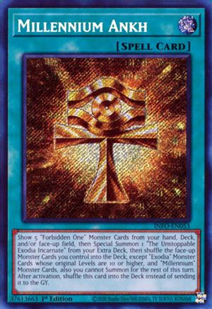 Millennium Ankh [INFO-EN053] Secret Rare - Trinity Hobby