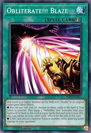 Obliterate!!! Blaze [INFO-EN055] Super Rare - Trinity Hobby