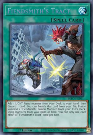 Fiendsmith's Tract [INFO-EN061] Secret Rare - Trinity Hobby