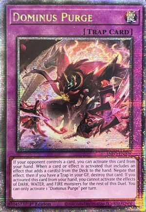 Dominus Purge (Quarter Century Secret Rare) [INFO-EN078] Quarter Century Secret Rare - Trinity Hobby