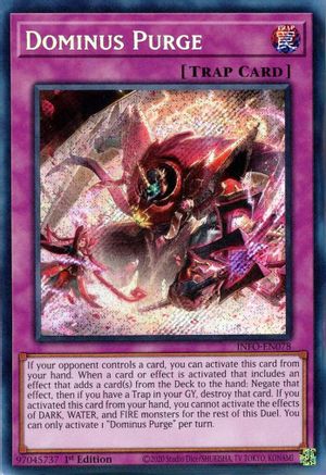 Dominus Purge [INFO-EN078] Secret Rare - Trinity Hobby