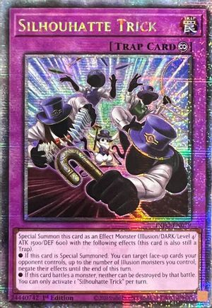 Silhouhatte Trick (Quarter Century Secret Rare) [INFO-EN079] Quarter Century Secret Rare - Trinity Hobby