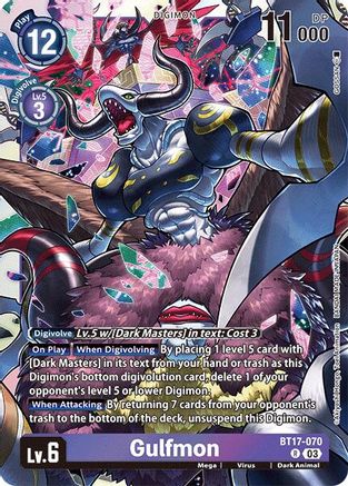 Gulfmon [BT17-070] [Secret Crisis] - Trinity Hobby
