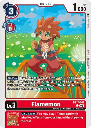 Flamemon [BT17-009] [Secret Crisis] - Trinity Hobby