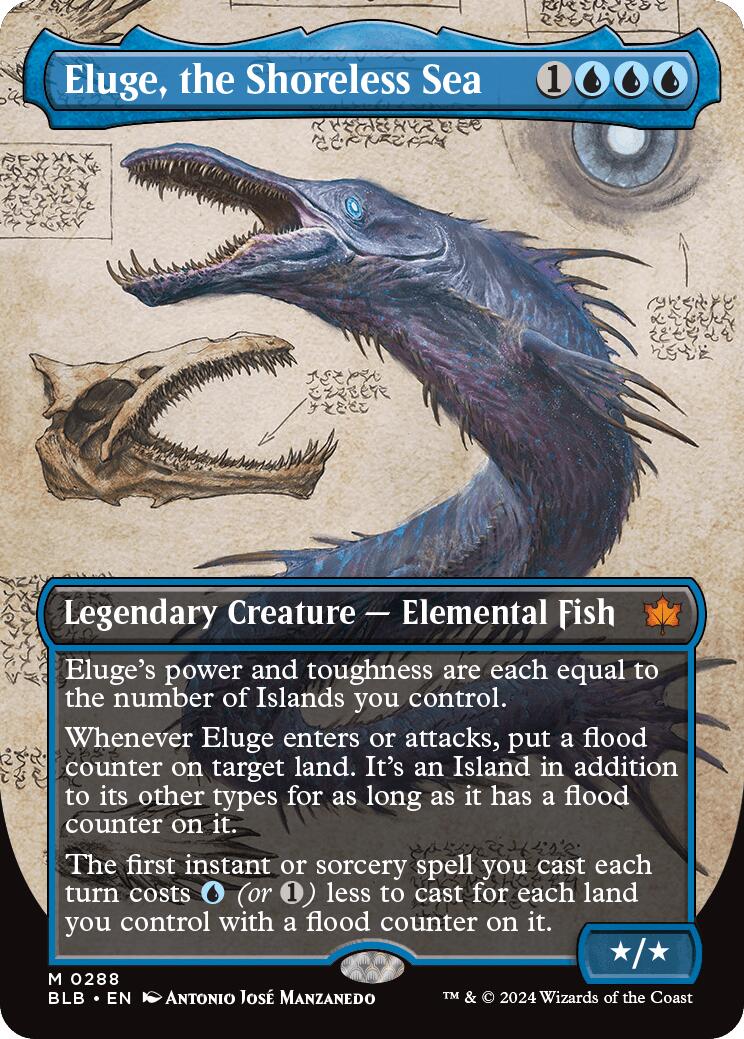 Eluge, the Shoreless Sea (Borderless) [Bloomburrow] - Trinity Hobby
