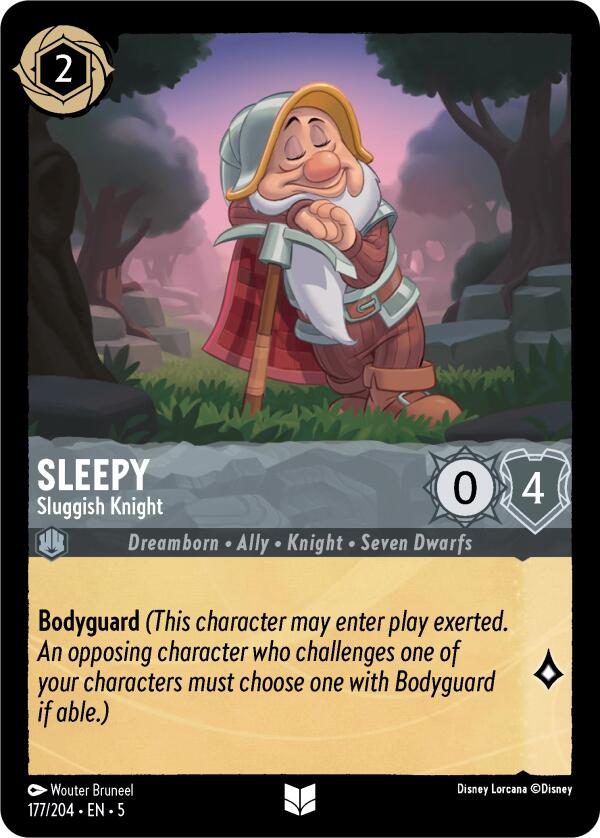 Sleepy - Sluggish Knight (177/204) [Shimmering Skies] - Trinity Hobby
