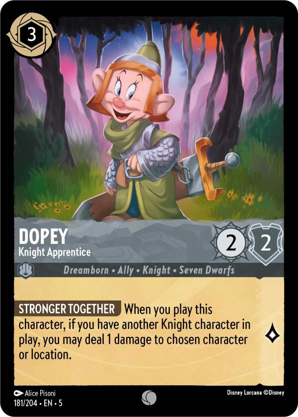 Dopey - Knight Apprentice (181/204) [Shimmering Skies] - Trinity Hobby