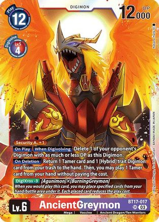 AncientGreymon [BT17-017] [Secret Crisis] - Trinity Hobby