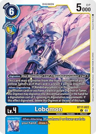 Lobomon [BT17-022] [Secret Crisis] - Trinity Hobby