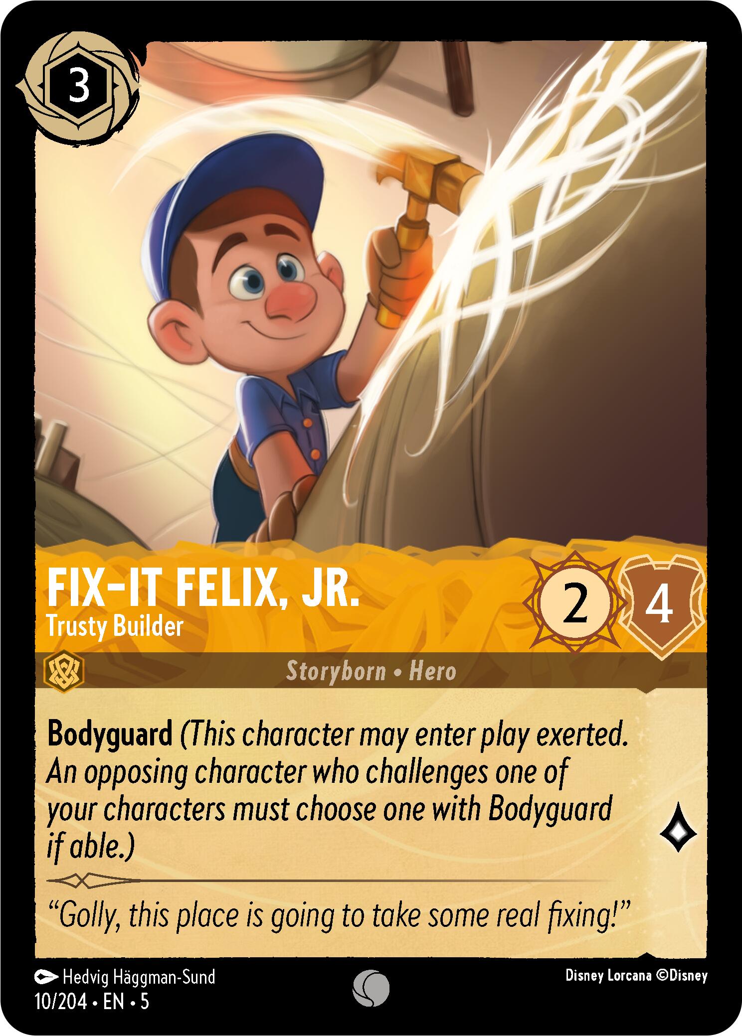 Fix-It Felix, Jr. - Trusty Builder (10/204) [Shimmering Skies] - Trinity Hobby