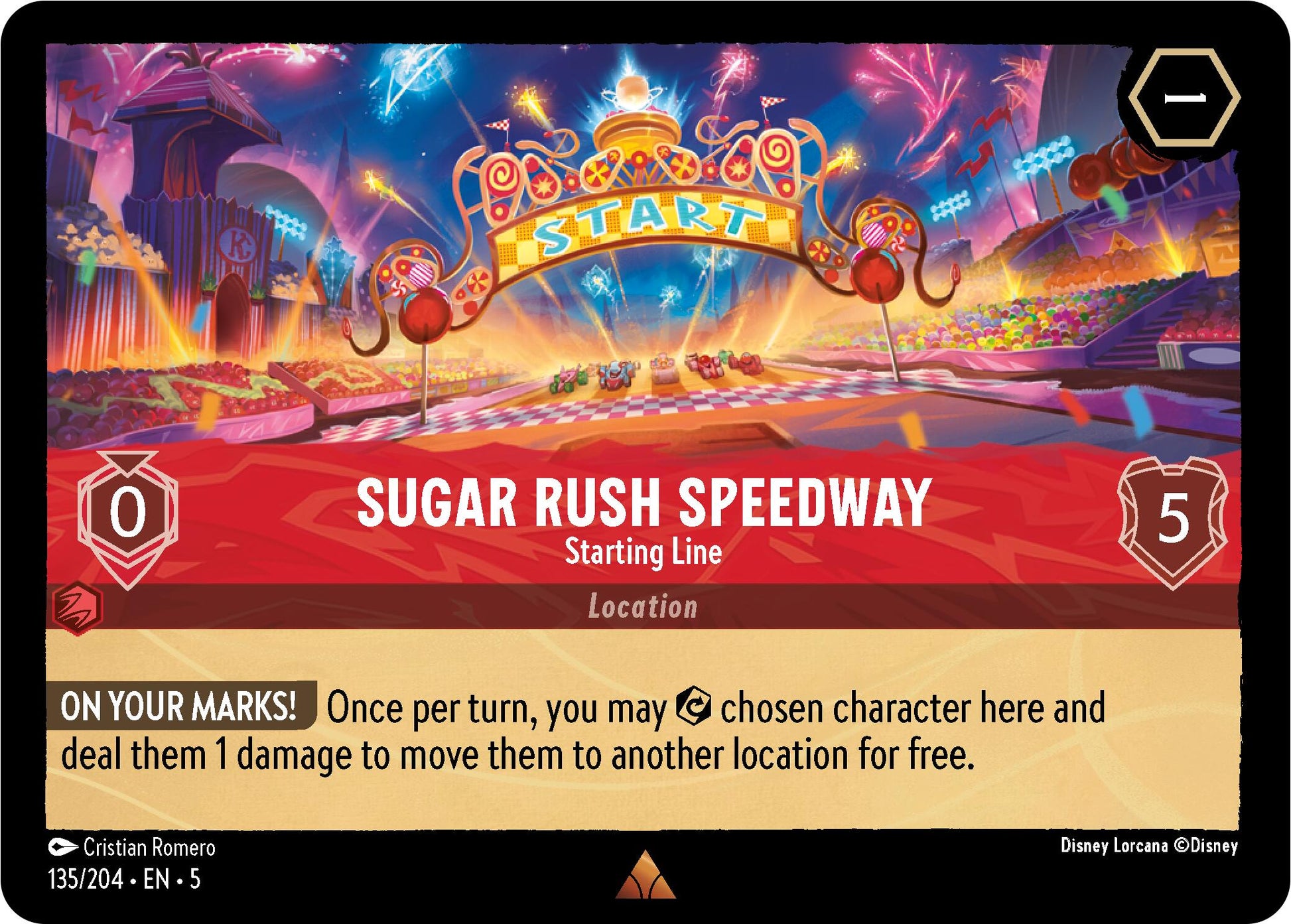 Sugar Rush Speedway - Starting Line (135/204) [Shimmering Skies] - Trinity Hobby