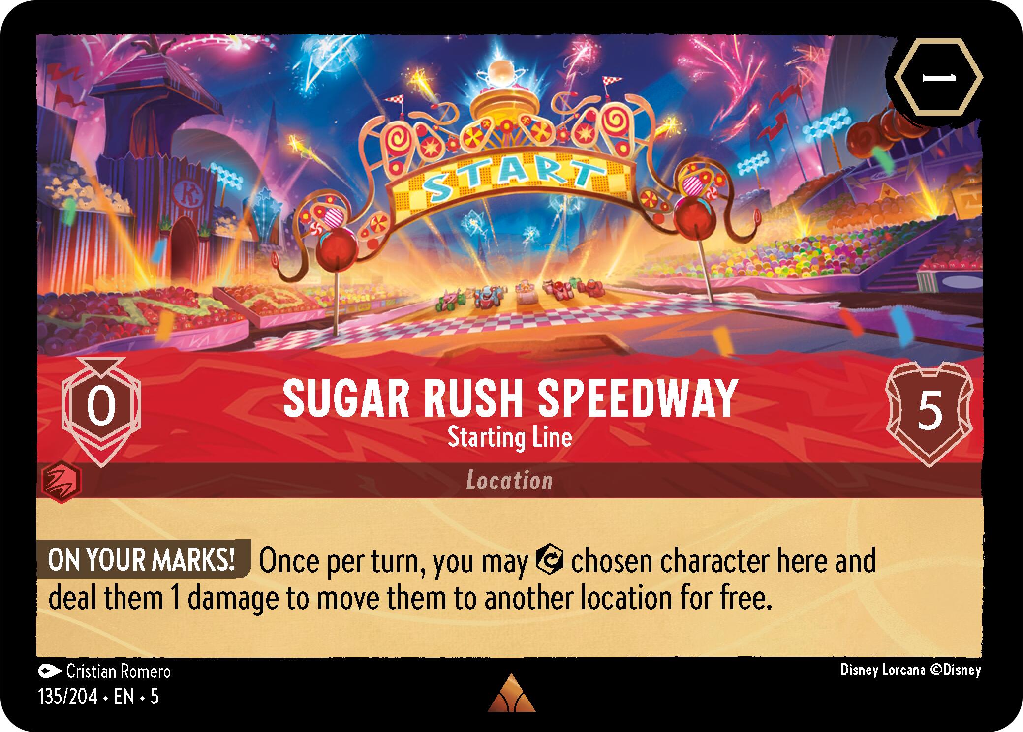 Sugar Rush Speedway - Starting Line (135/204) [Shimmering Skies] - Trinity Hobby