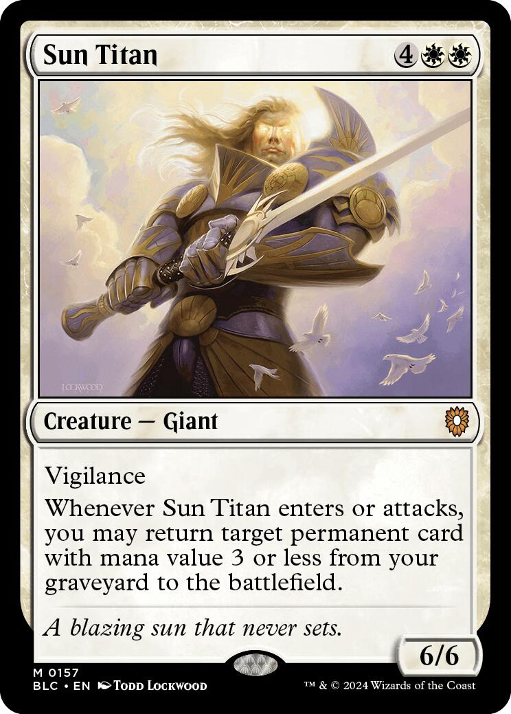 Sun Titan [Bloomburrow Commander] - Trinity Hobby