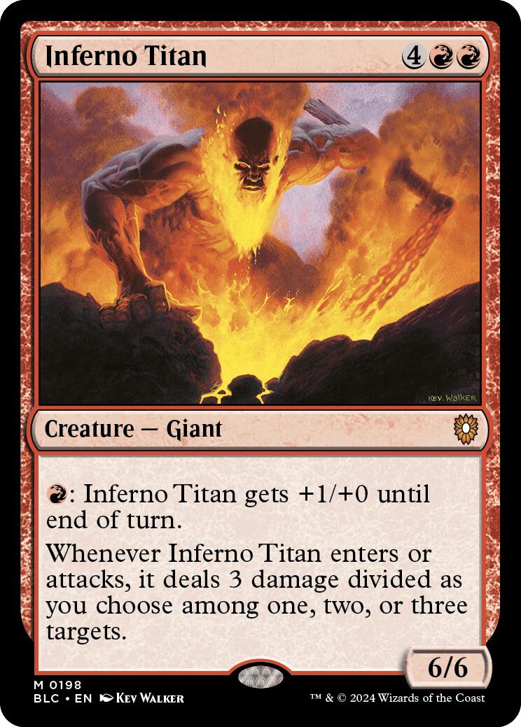 Inferno Titan [Bloomburrow Commander] - Trinity Hobby