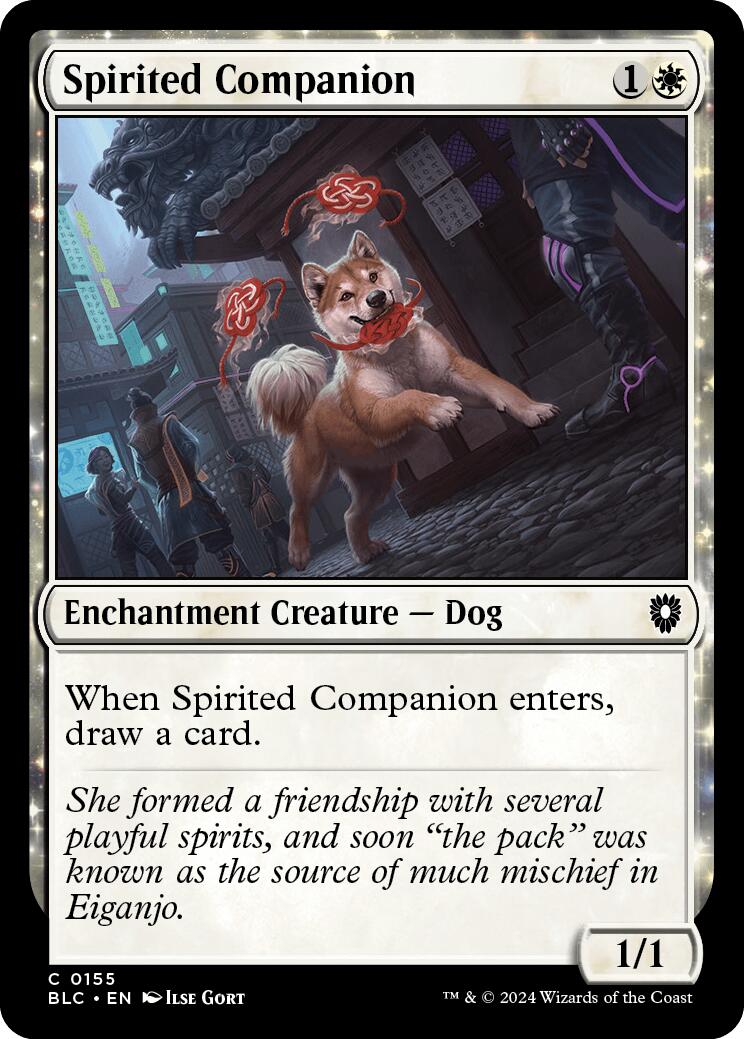 Spirited Companion [Bloomburrow Commander] - Trinity Hobby