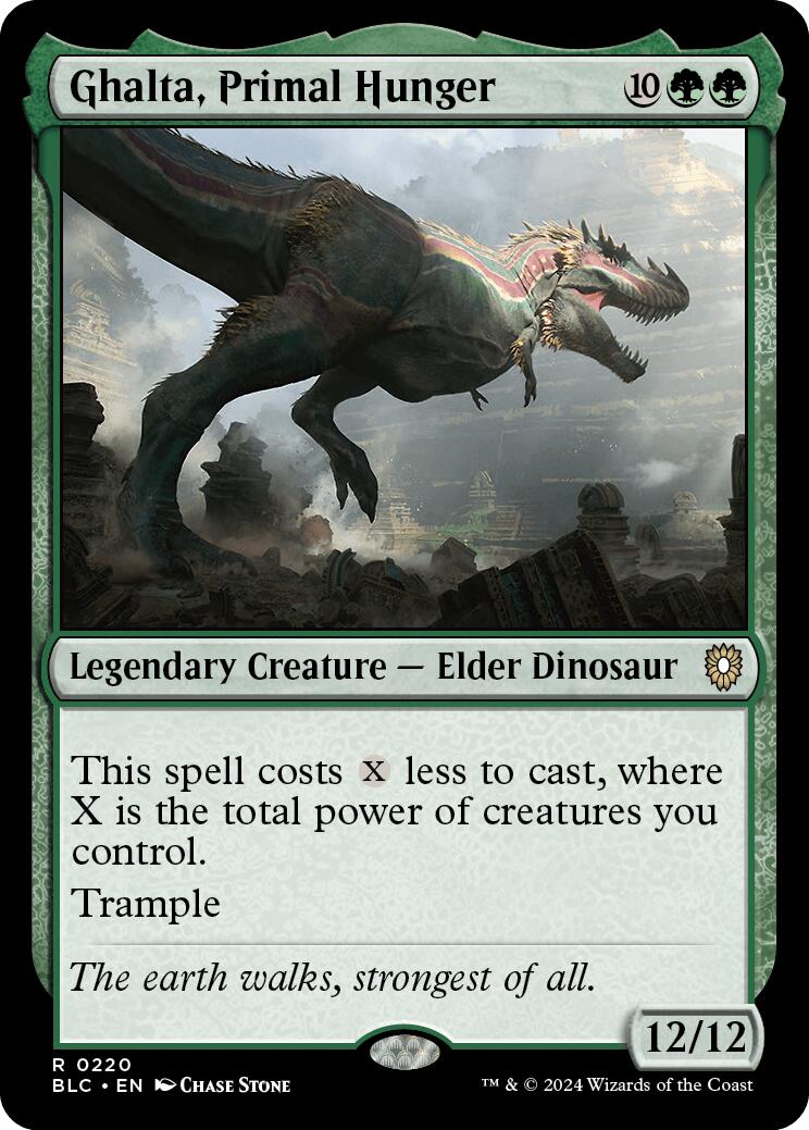Ghalta, Primal Hunger [Bloomburrow Commander] - Trinity Hobby