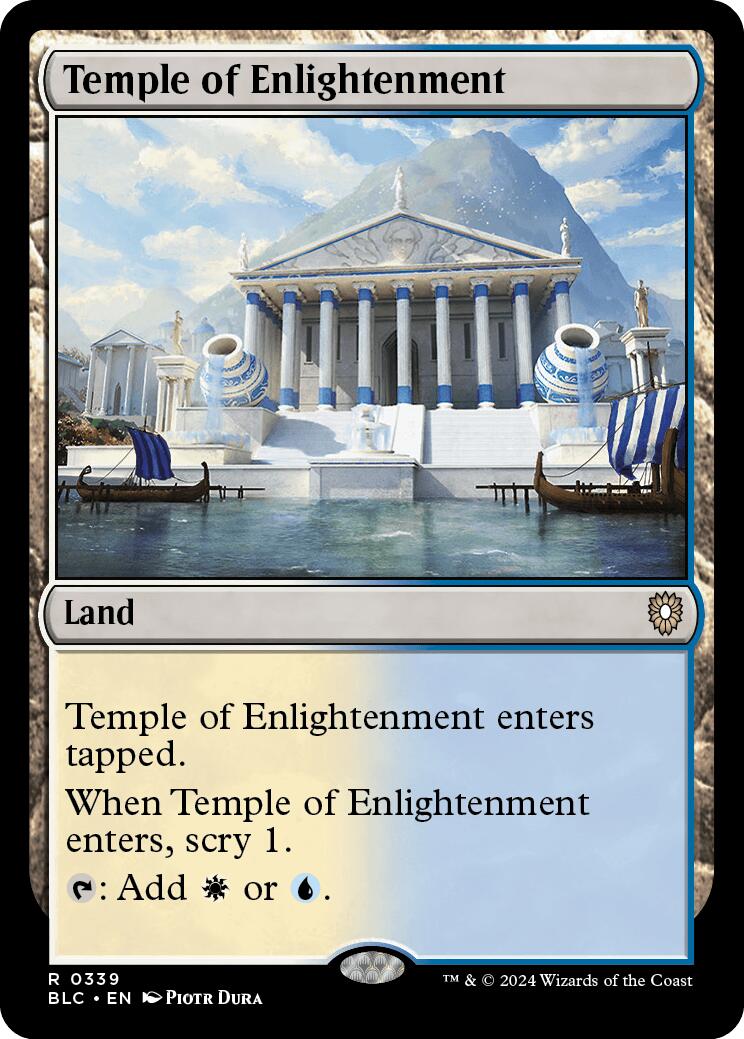 Temple of Enlightenment [Bloomburrow Commander] - Trinity Hobby