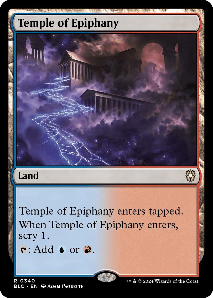 Temple of Epiphany [Bloomburrow Commander] - Trinity Hobby
