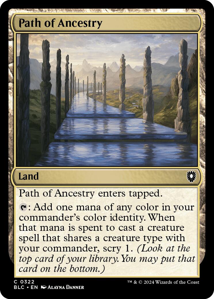 Path of Ancestry [Bloomburrow Commander] - Trinity Hobby