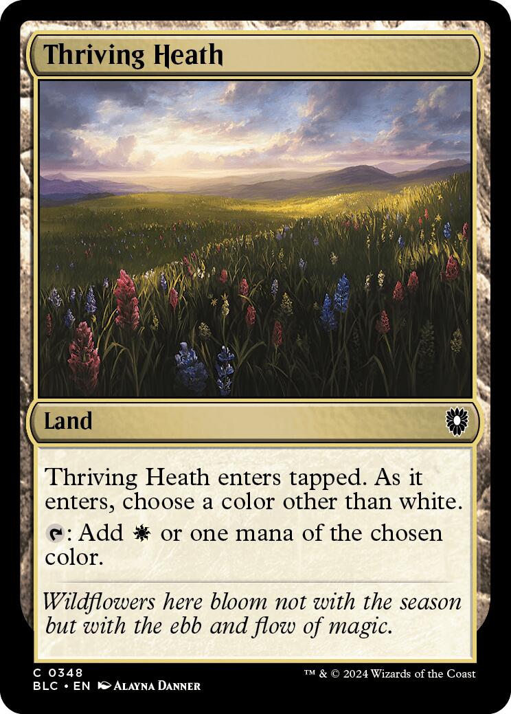 Thriving Heath [Bloomburrow Commander] - Trinity Hobby