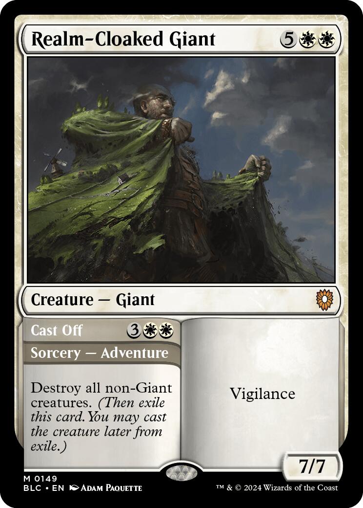 Realm-Cloaked Giant [Bloomburrow Commander] - Trinity Hobby