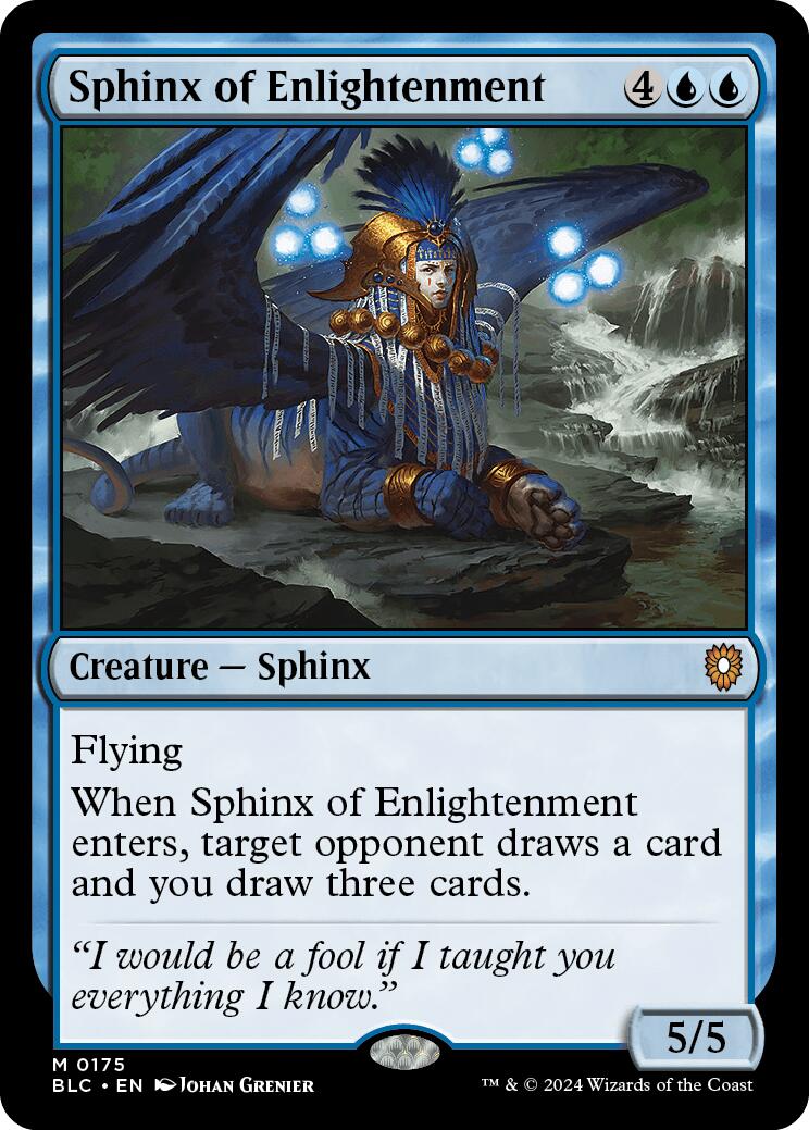 Sphinx of Enlightenment [Bloomburrow Commander] - Trinity Hobby