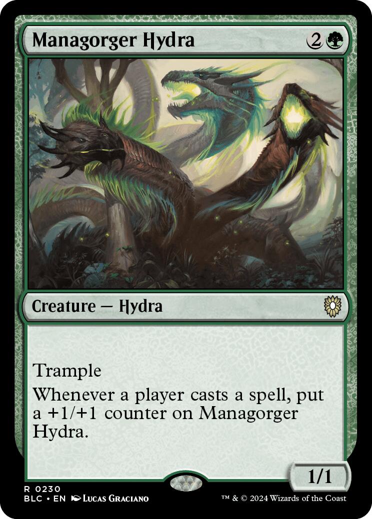 Managorger Hydra [Bloomburrow Commander] - Trinity Hobby