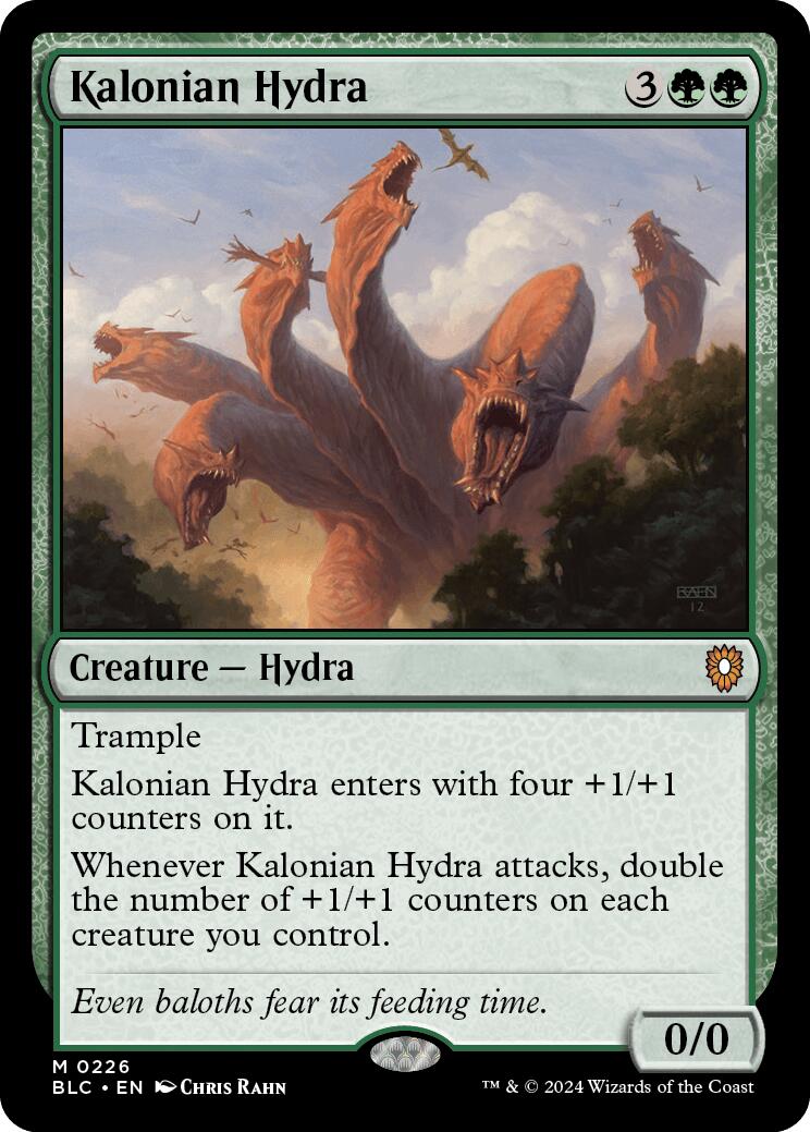 Kalonian Hydra [Bloomburrow Commander] - Trinity Hobby