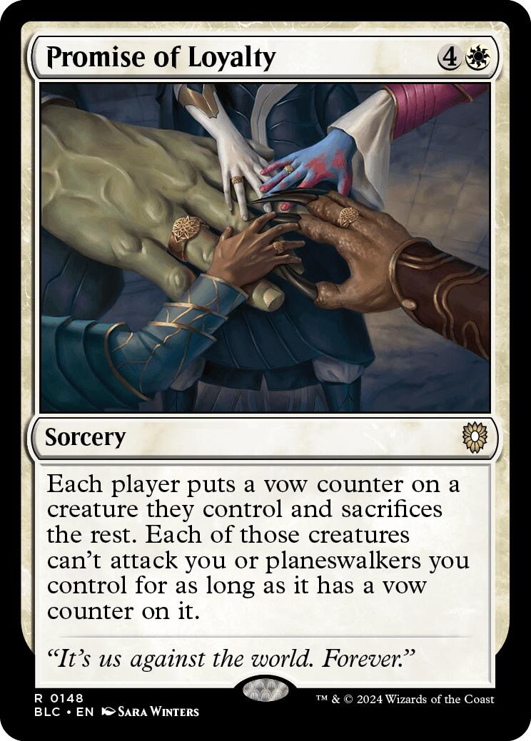Promise of Loyalty [Bloomburrow Commander] - Trinity Hobby
