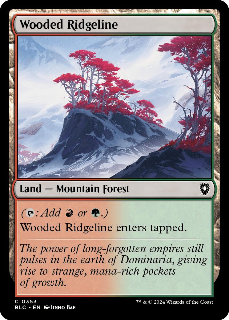 Wooded Ridgeline [Bloomburrow Commander] - Trinity Hobby