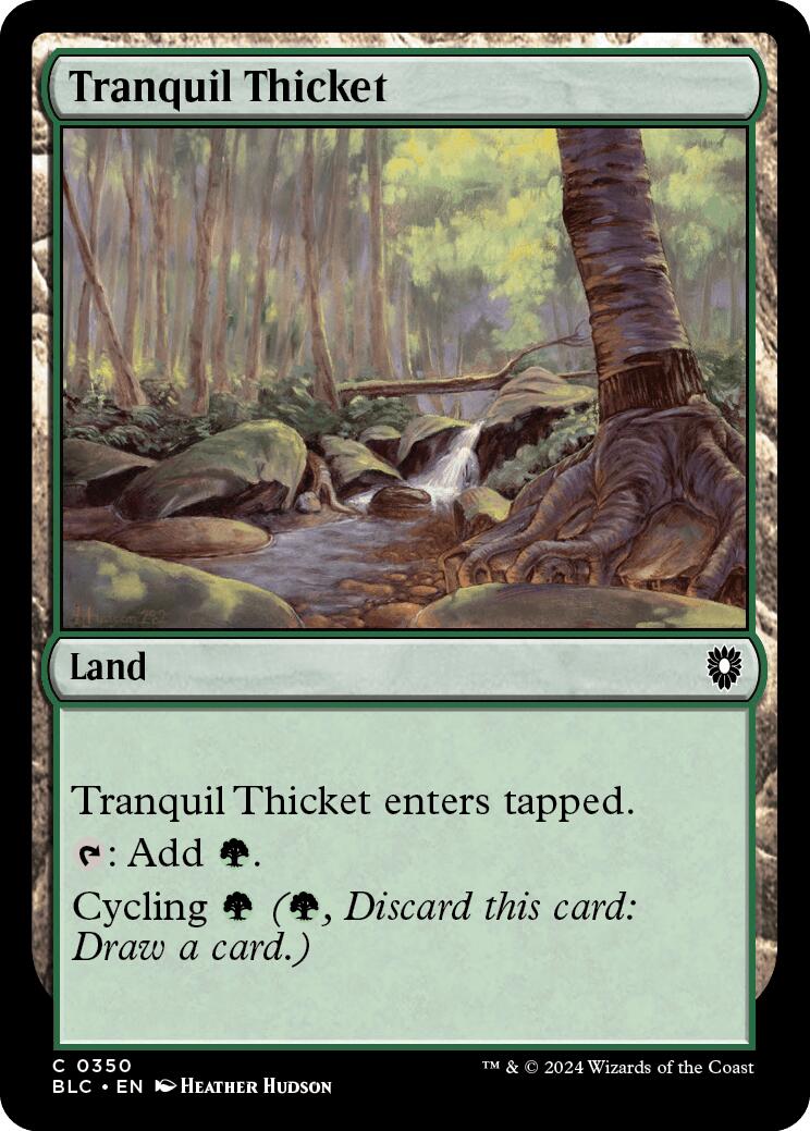 Tranquil Thicket [Bloomburrow Commander] - Trinity Hobby
