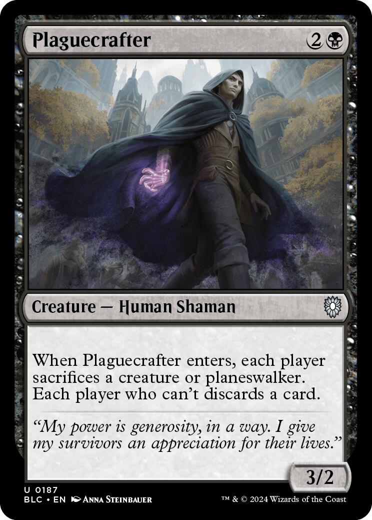 Plaguecrafter [Bloomburrow Commander] - Trinity Hobby