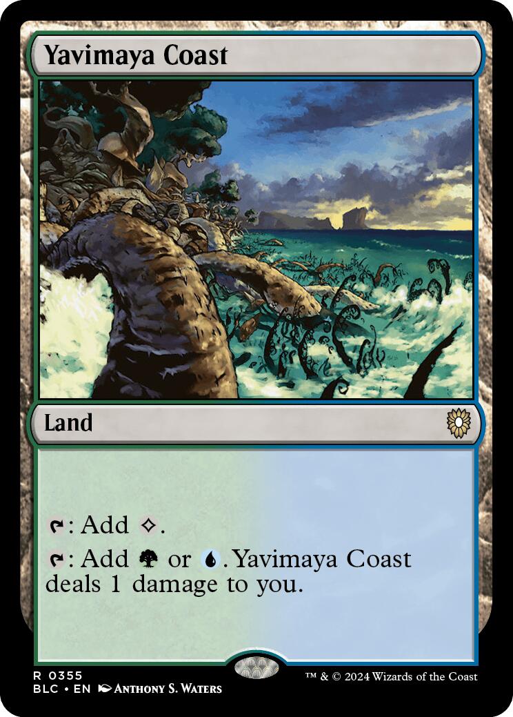 Yavimaya Coast [Bloomburrow Commander] - Trinity Hobby