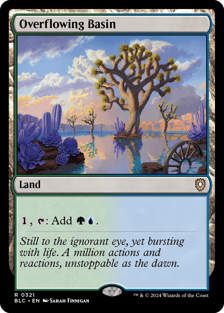 Overflowing Basin [Bloomburrow Commander] - Trinity Hobby