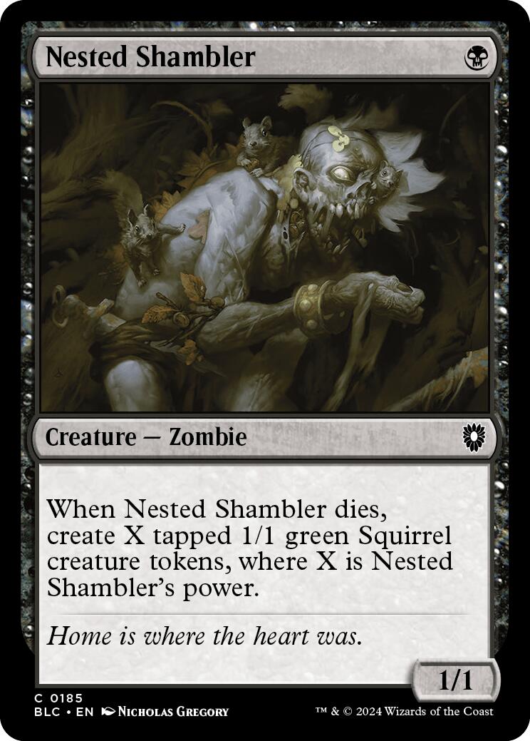 Nested Shambler [Bloomburrow Commander] - Trinity Hobby