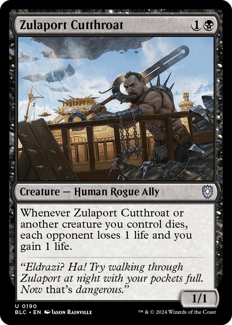 Zulaport Cutthroat [Bloomburrow Commander] - Trinity Hobby